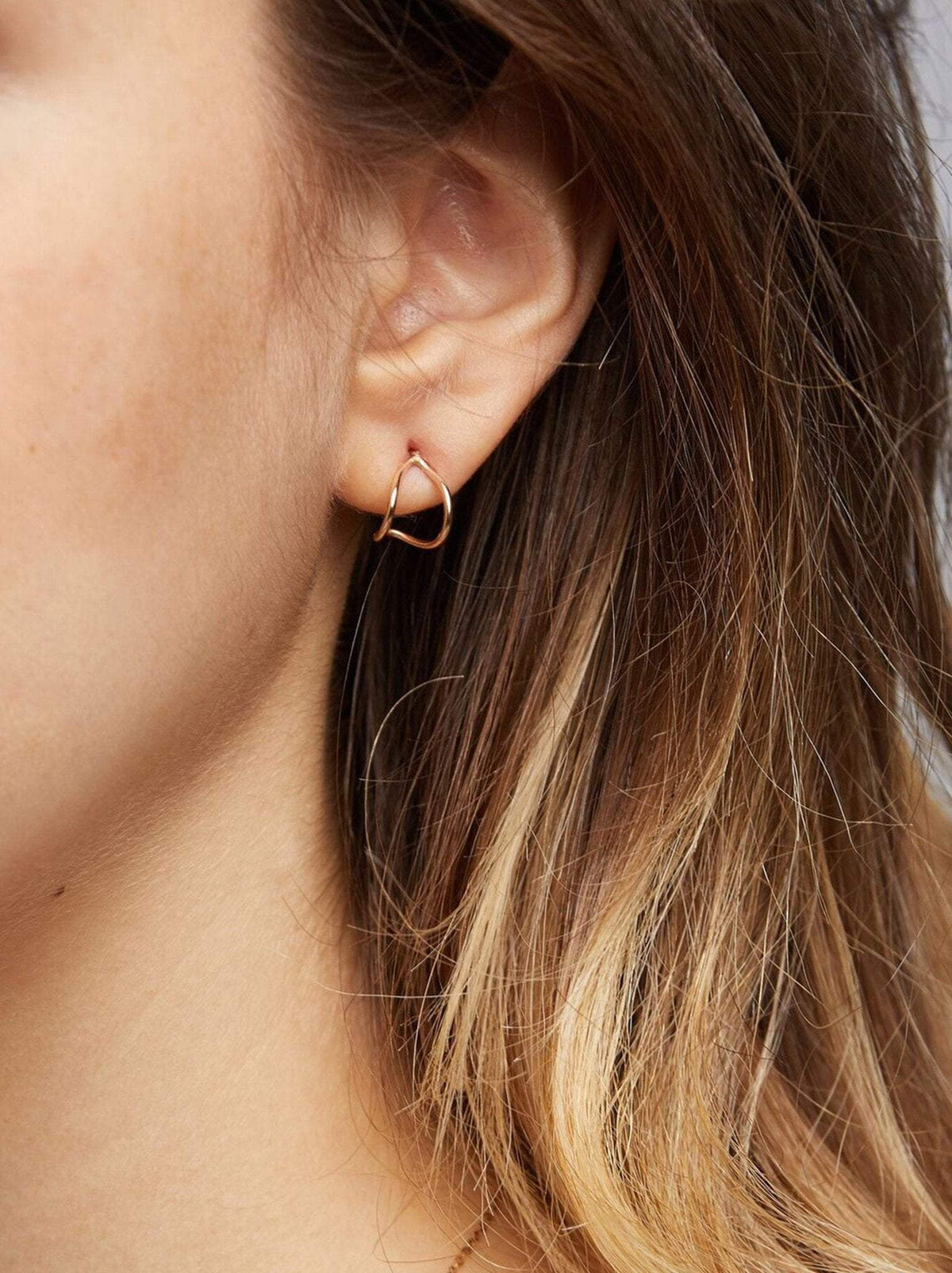 ABLE ear hugs in 14k gold fill