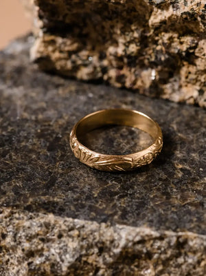 ABLE Gold Filigree RIng