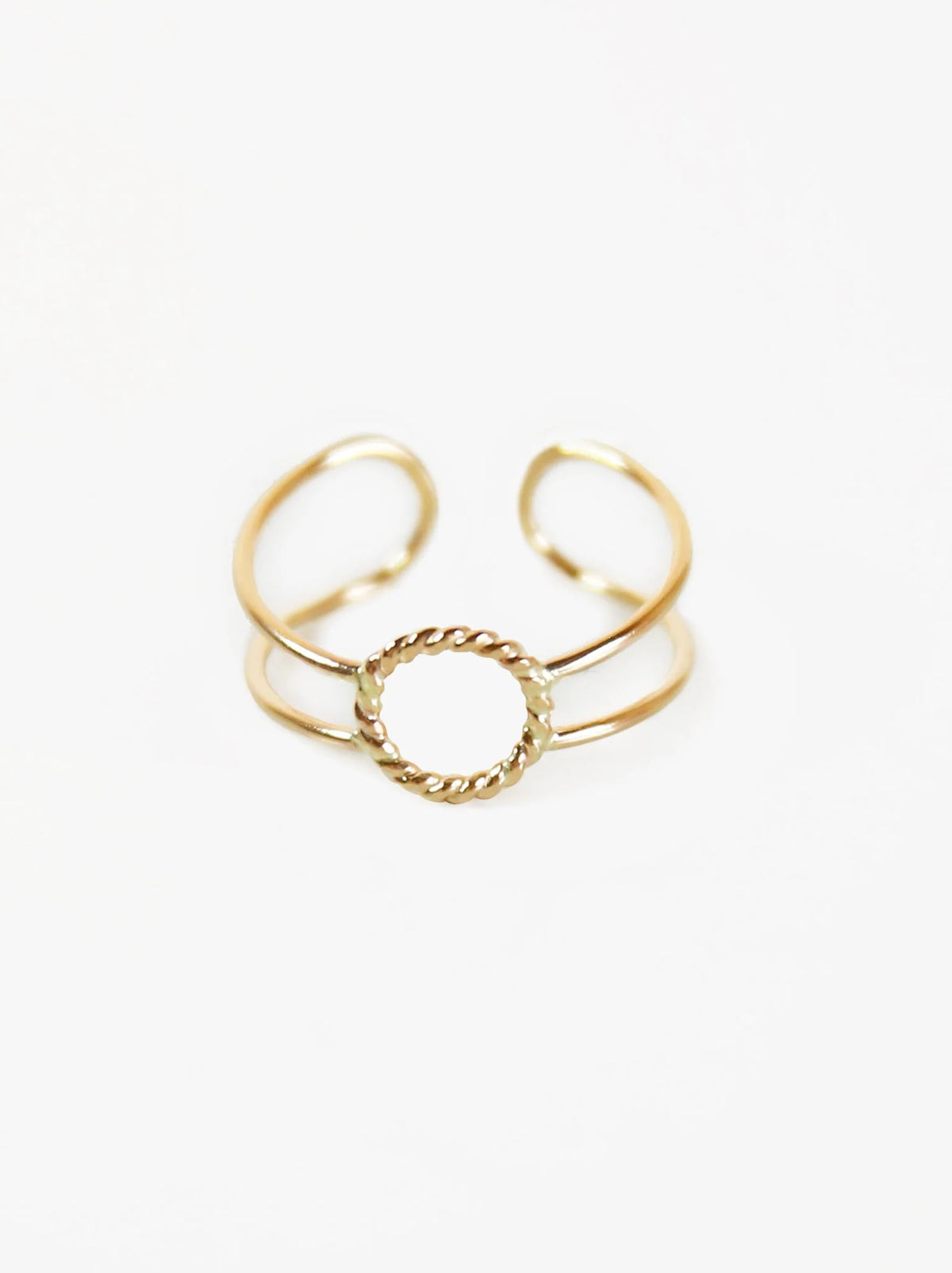 ABLE Gold Lasso Open Ring