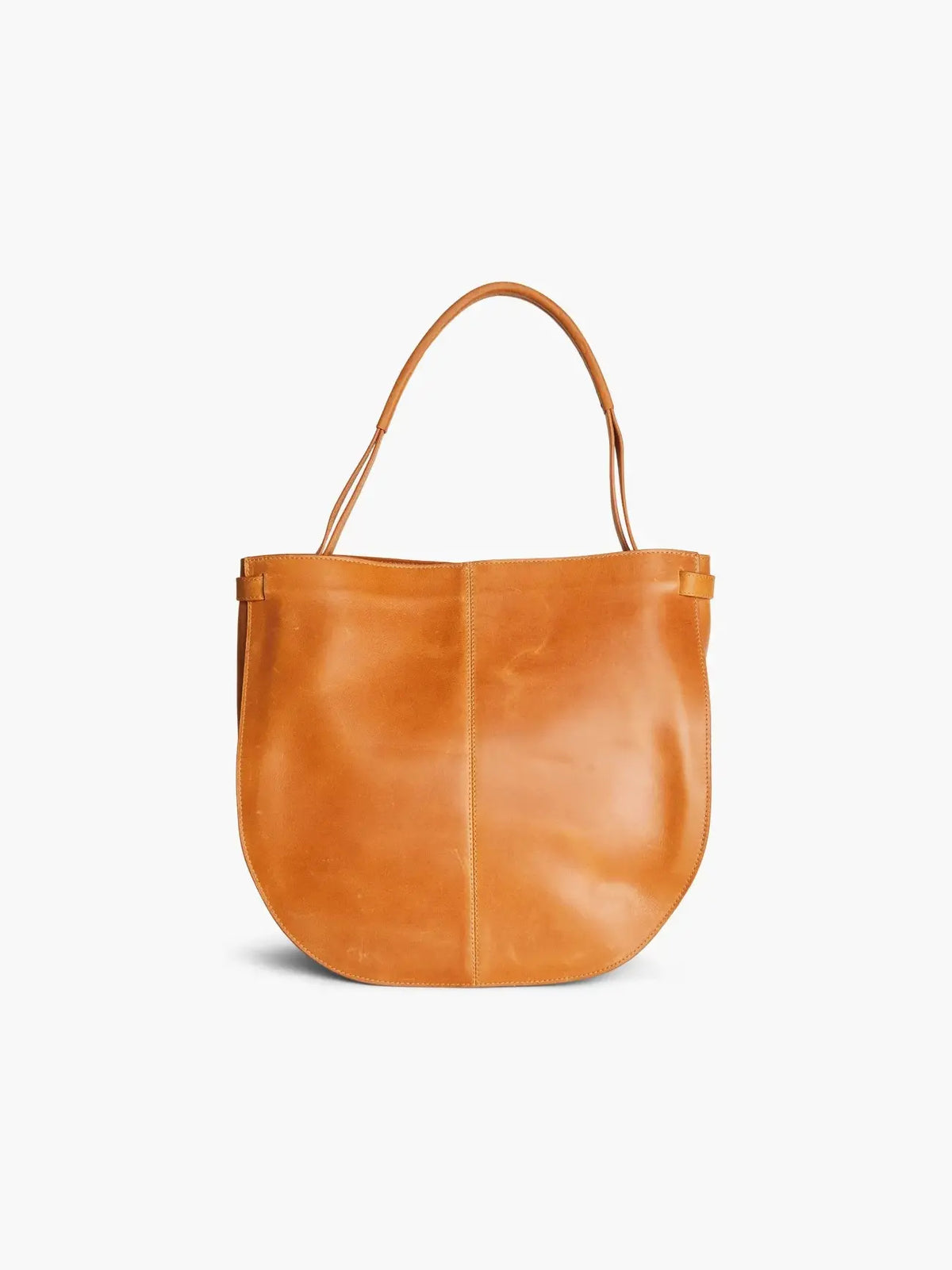 ABLE Nara Leather Tote Bag Cognac