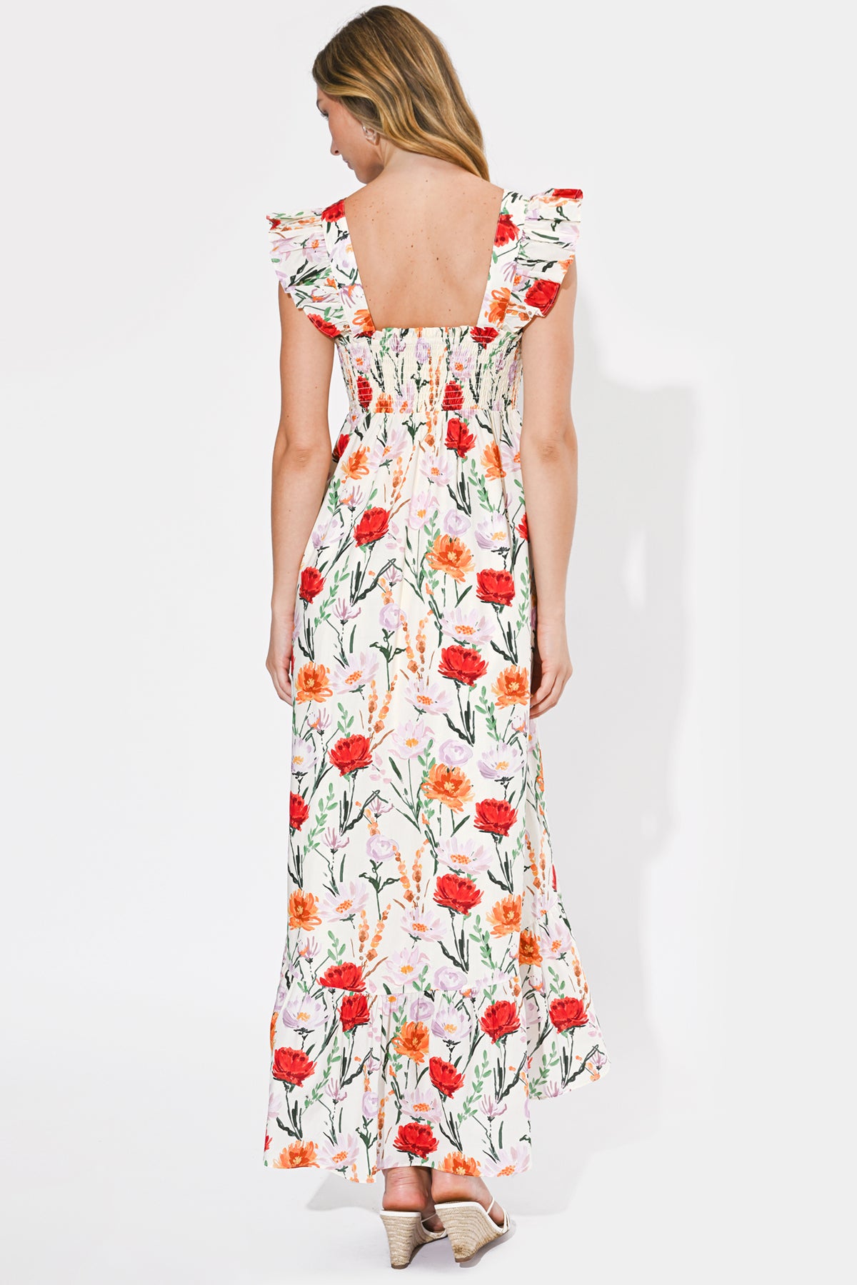 adelyn rae multi neriah twist front maxi dress multi 
