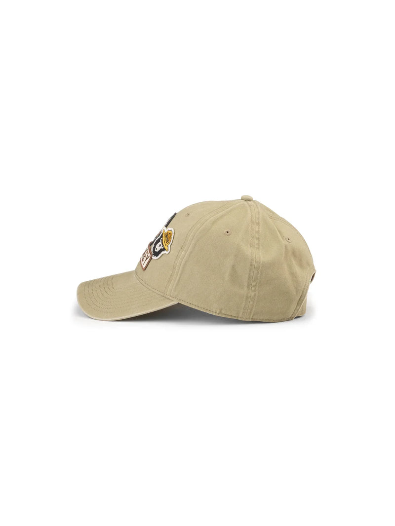 American Needle Iconic Distressed Hat Smokey Bear Light Khaki