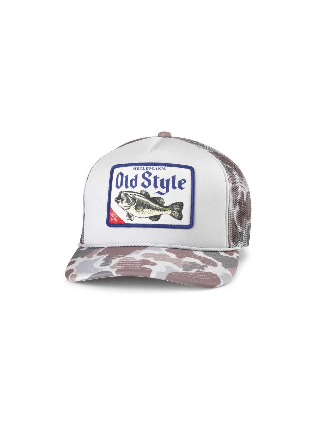 American Needle Mallard Foamy Hat Old Style Gray Camo