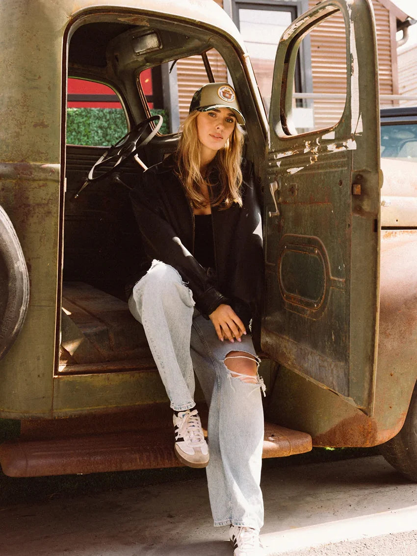 American Needle Mallard Foamy Hat Smokey Bear Olive Camo