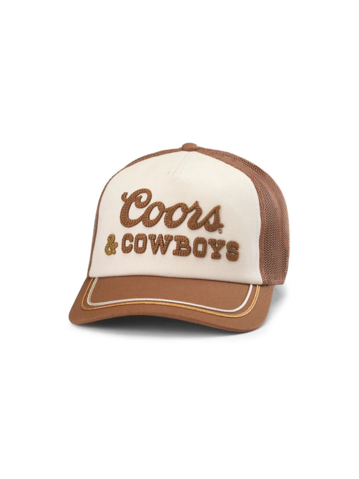 American Needle Radler Hat Coors & Cowboys Brown Ivory 