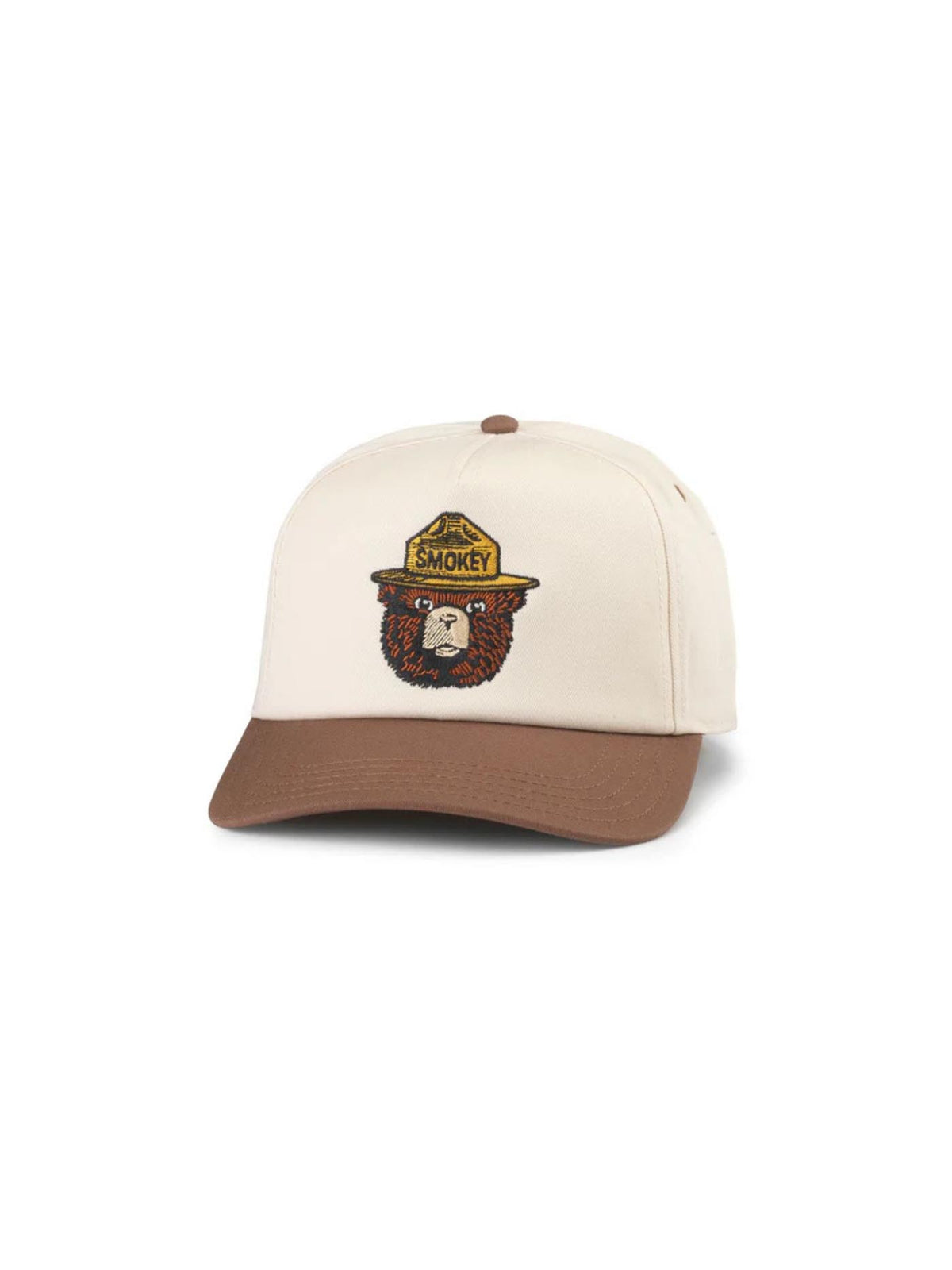 American Needle Roscoe Hat Smokey Bear Ivory Brown