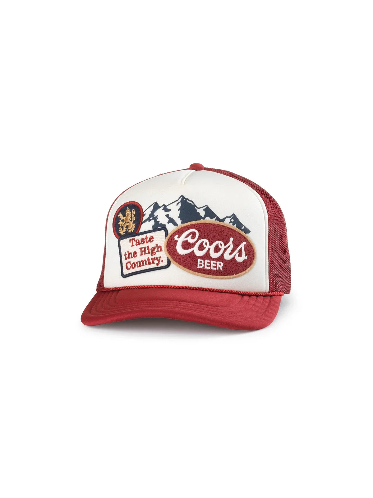 American Needle Roscoe Iconic Foamy Hat Coors Red Ivory