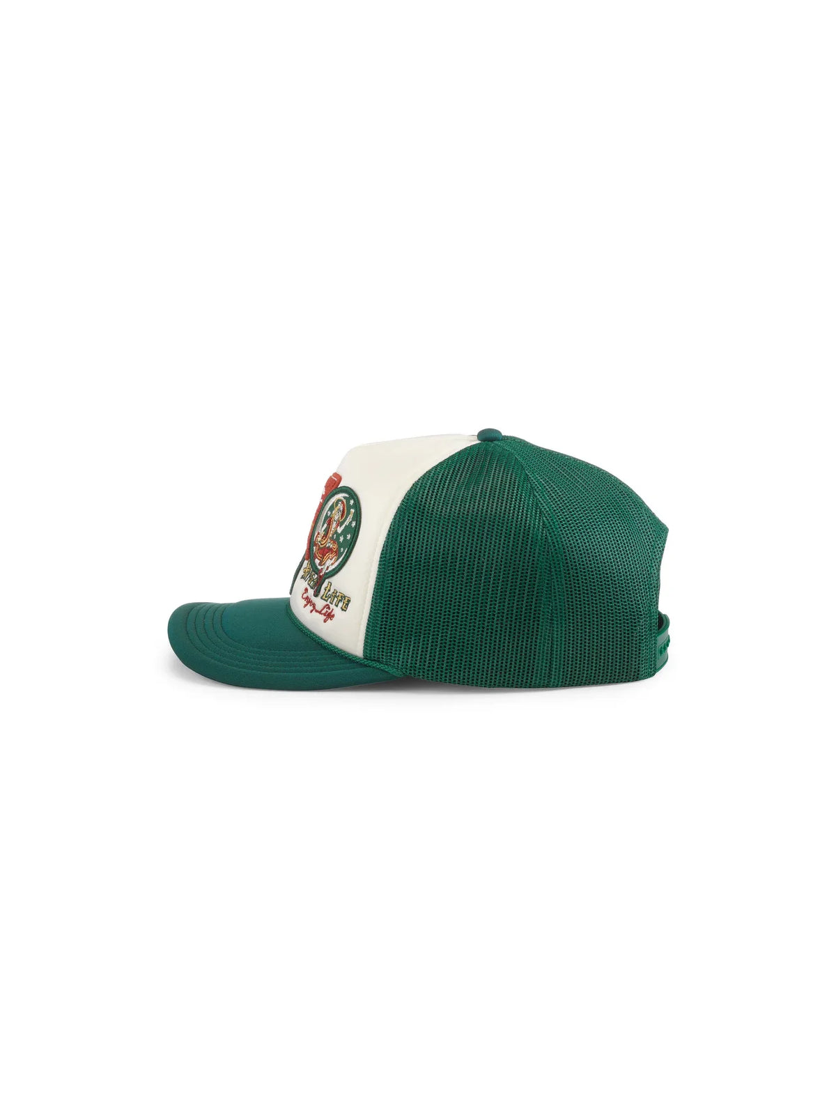 American Needle Roscoe Iconic Foamy Hat Miller High Life Dark Green Ivory