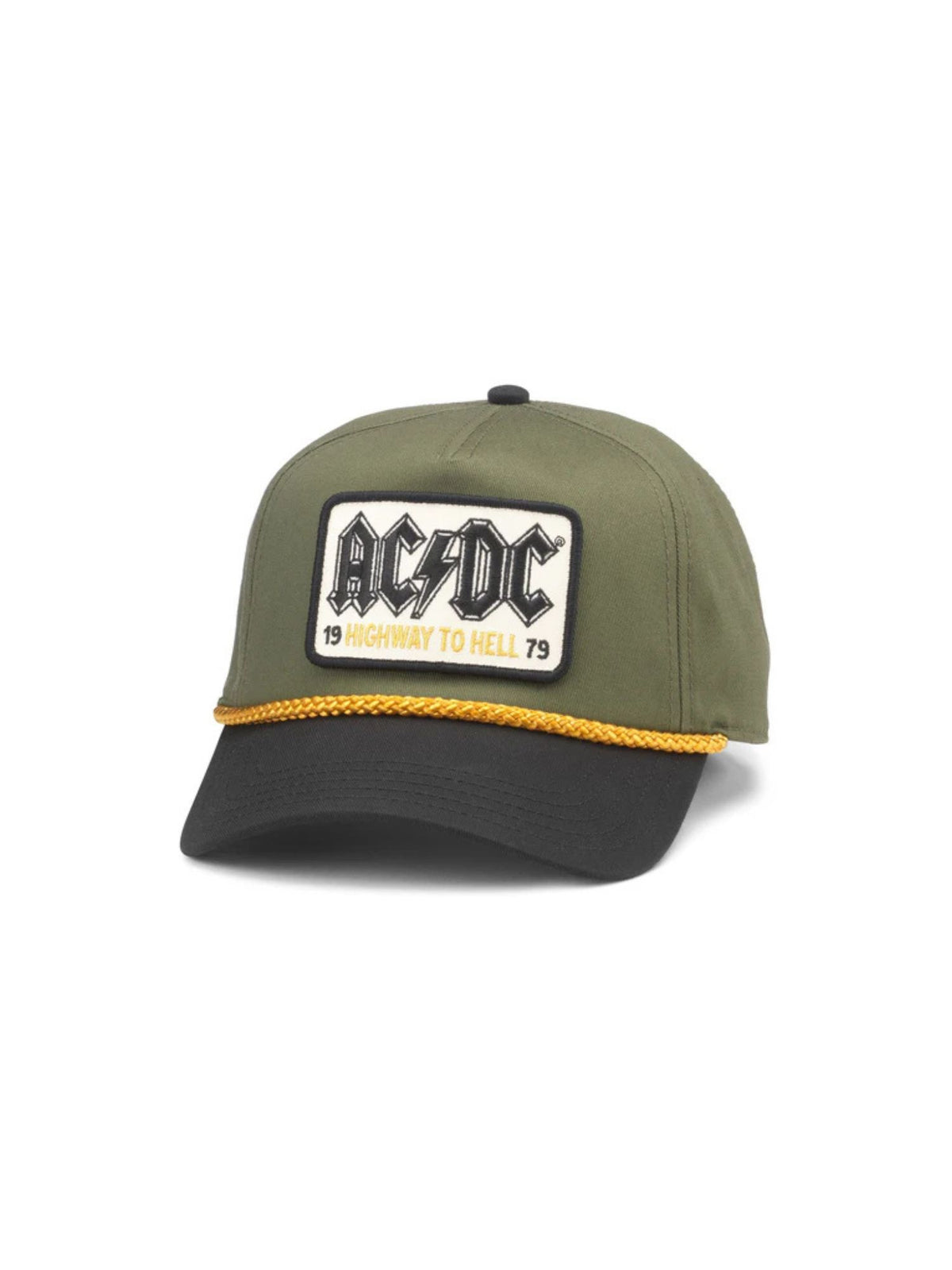 American Needle Roscoe Hat ACDC Army Green Black