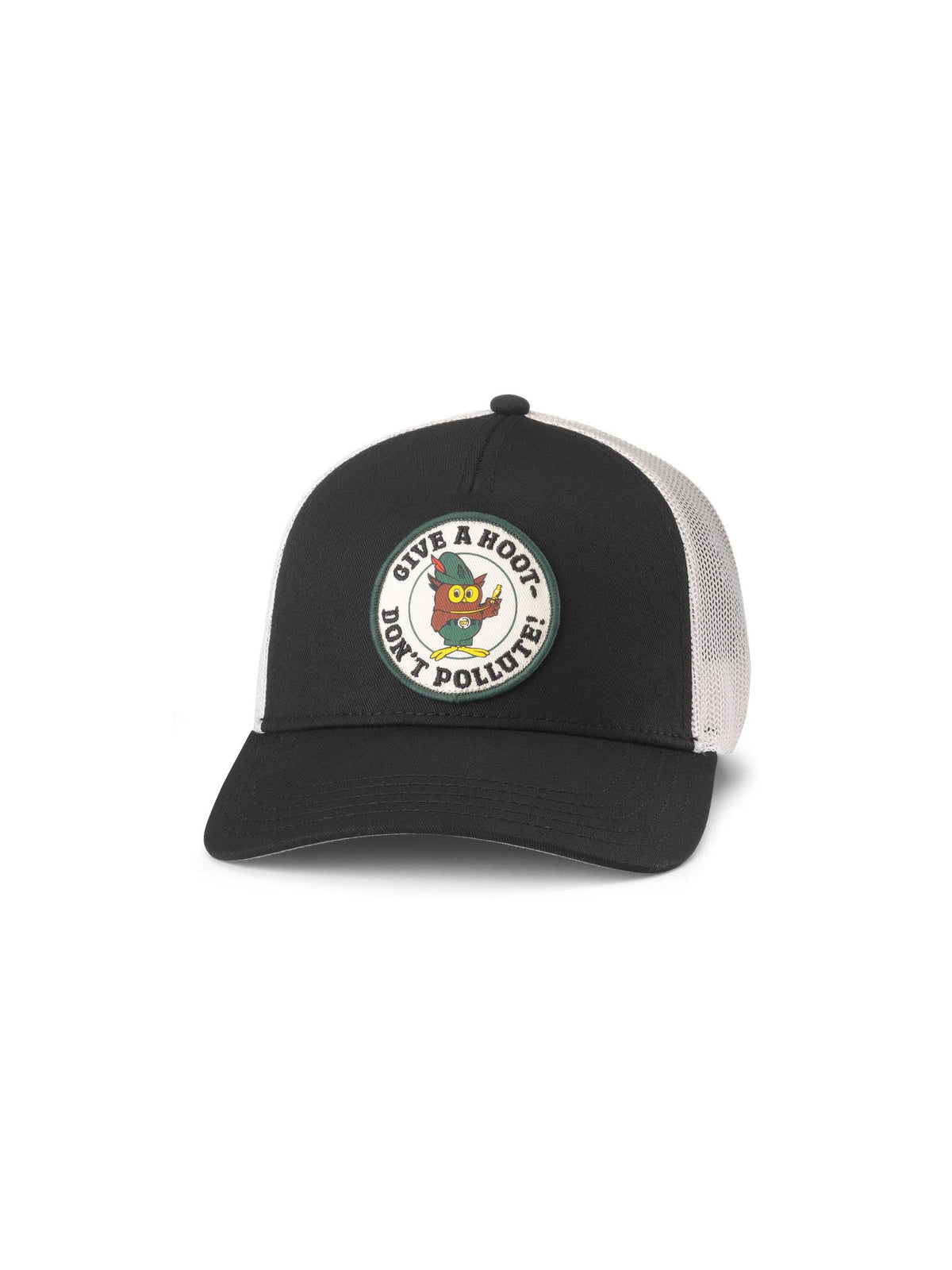 American Needle Valin Hat Woodsy Owl Ivory Black