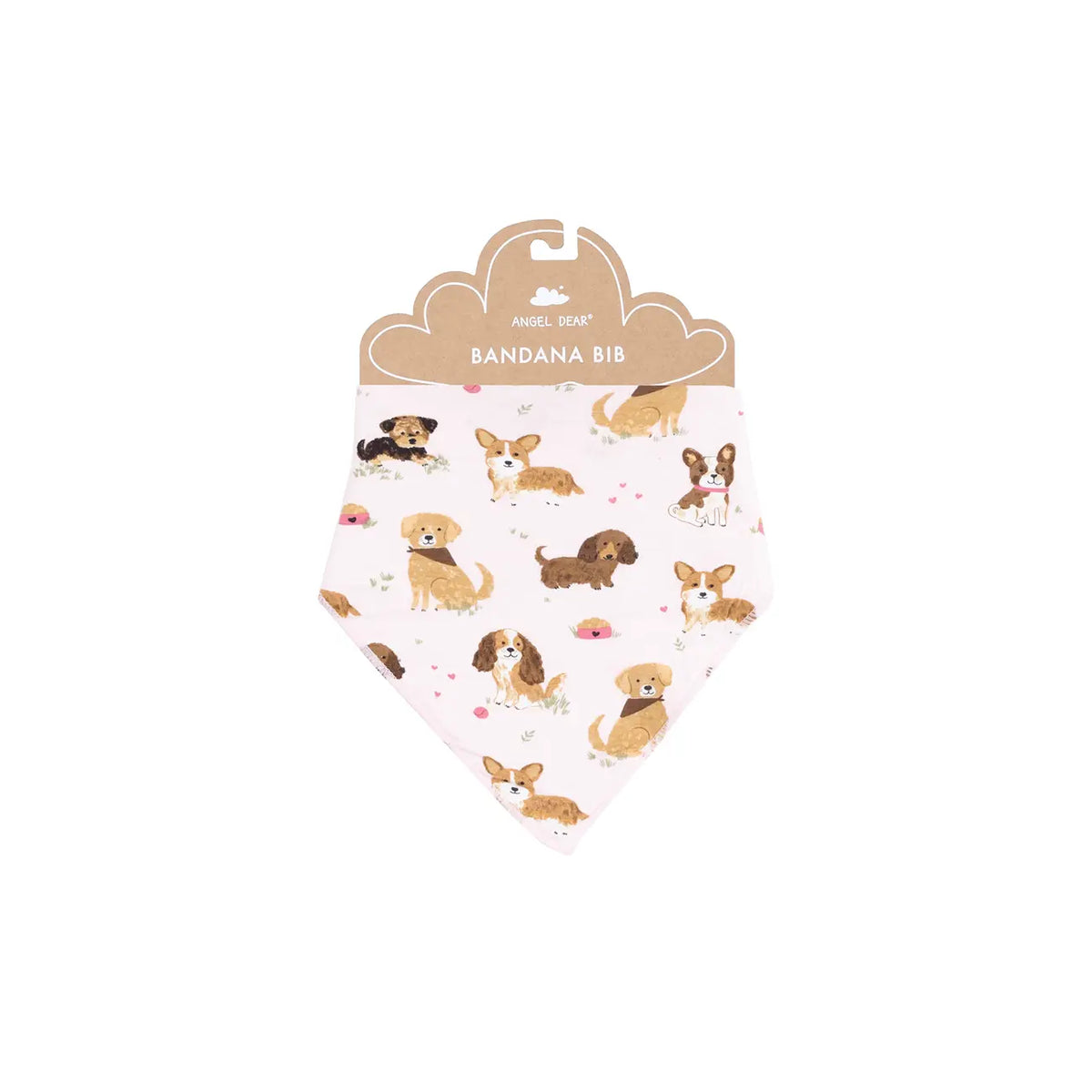 Angel Dear Bamboo Bandana Bib Best Friend Dogs Pink