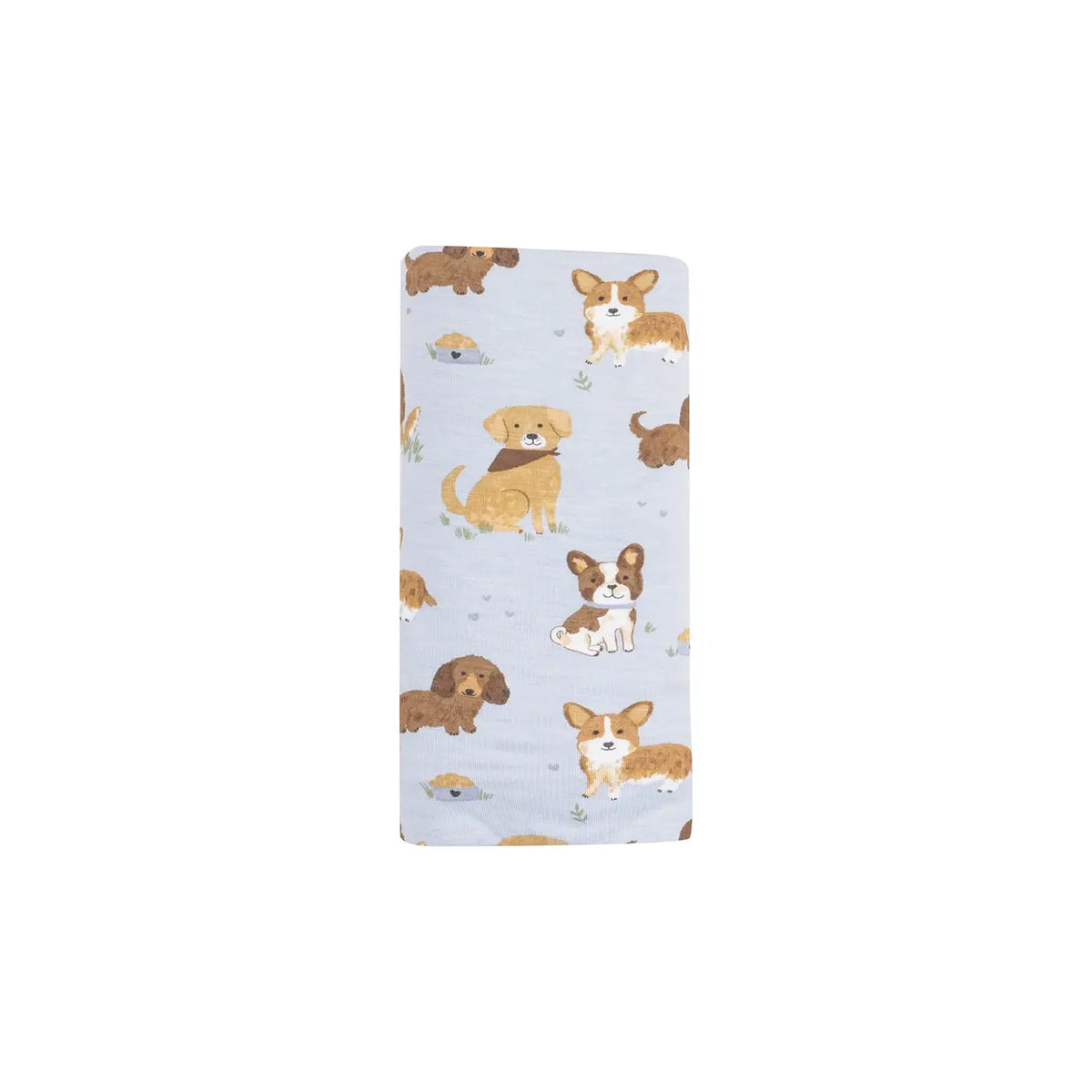 Angel Dear Bamboo Swaddle Blanket Best Friend Dogs Blue