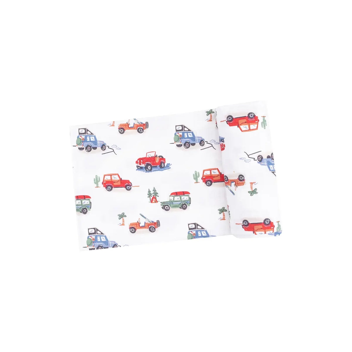 Angel Dear Bamboo Swaddle Blanket Off-Road Adventure