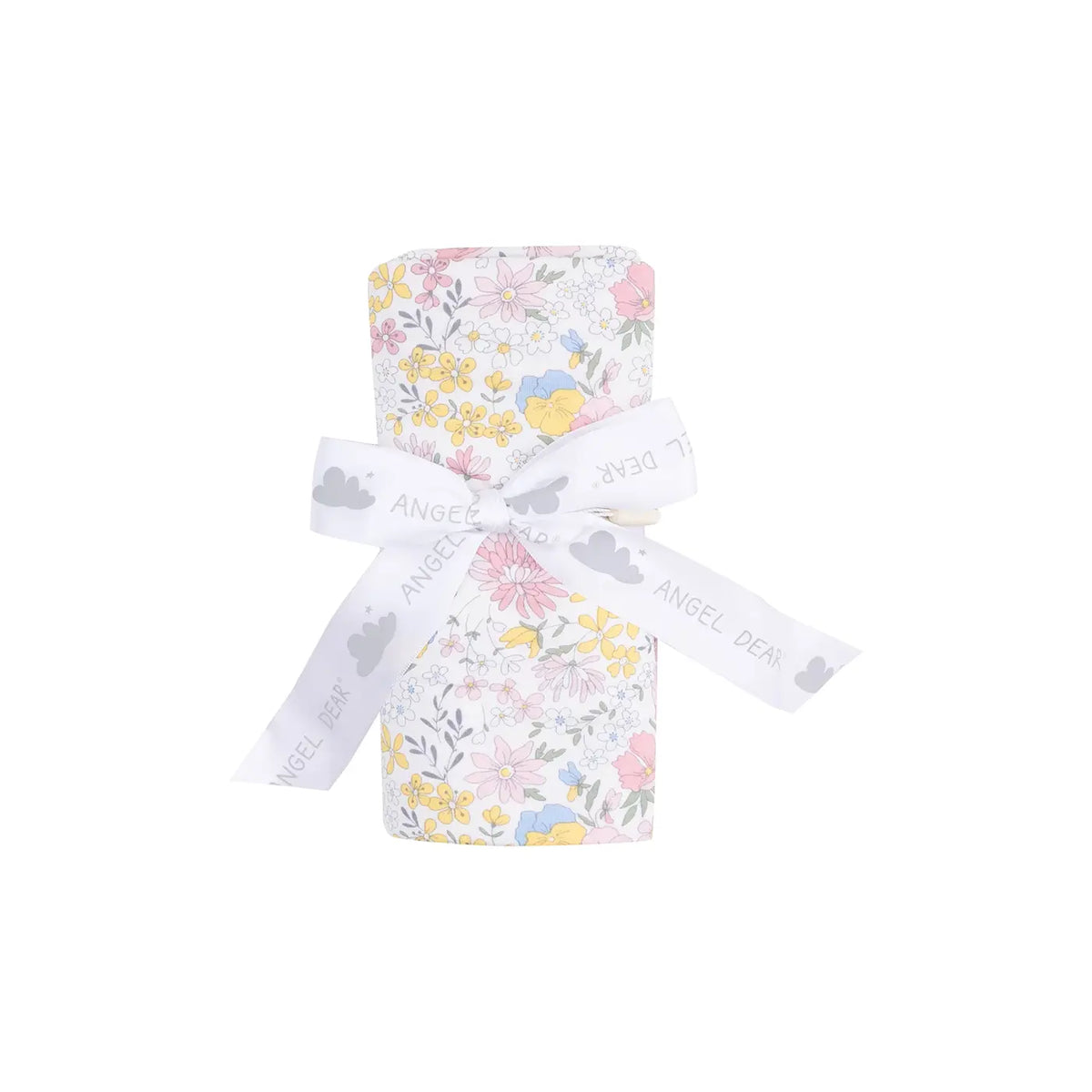 Angel Dear Bamboo Swaddle Blanket Viola Floral