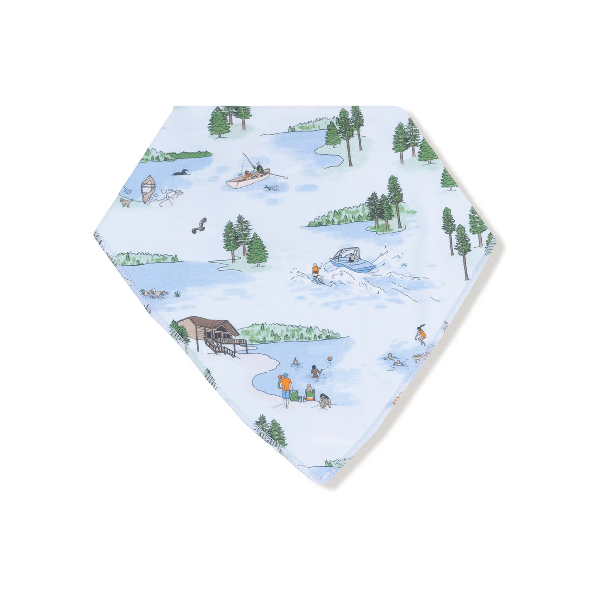 Angel Dear Bamboo Bandana Bib Lake Life