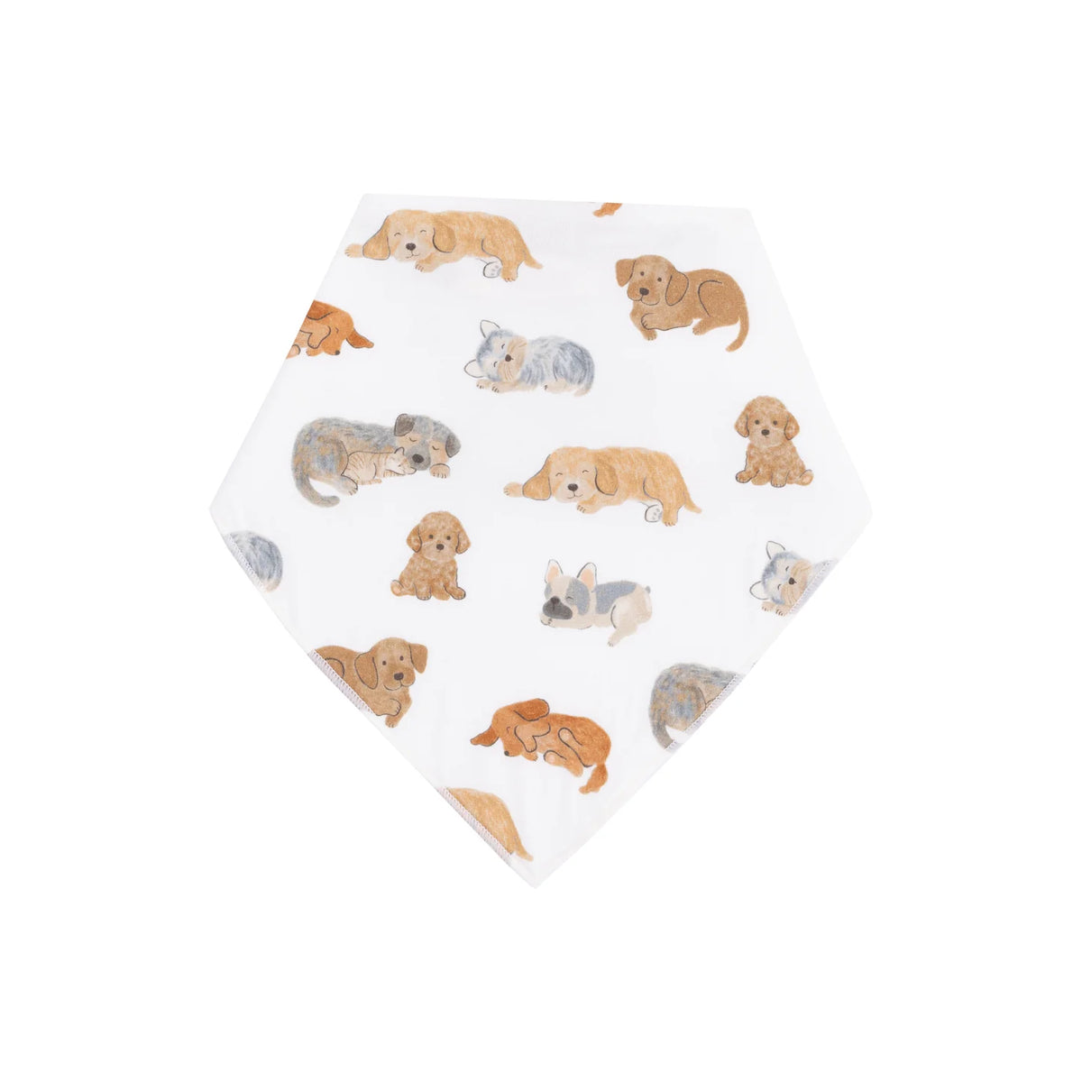 Angel Dear Bamboo Bandana Bib Napping Puppies