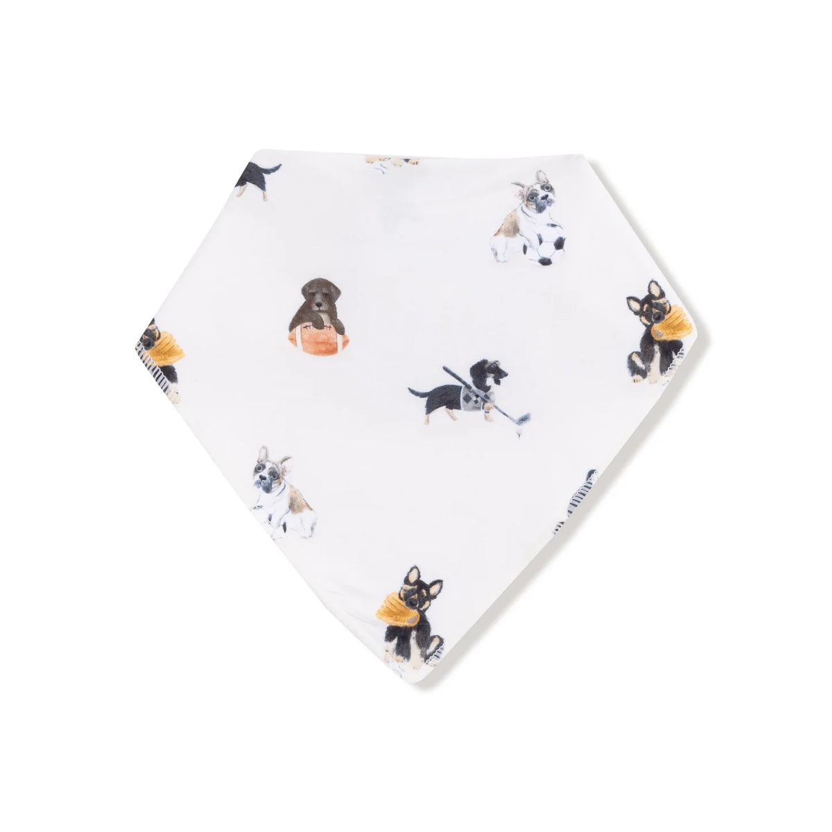 Angel Dear Bamboo Bandana Bib Sporty Puppies