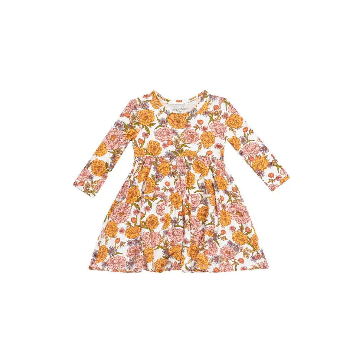 Angel Dear Toddler Twirly Long Sleeve Dress Ambers Floral