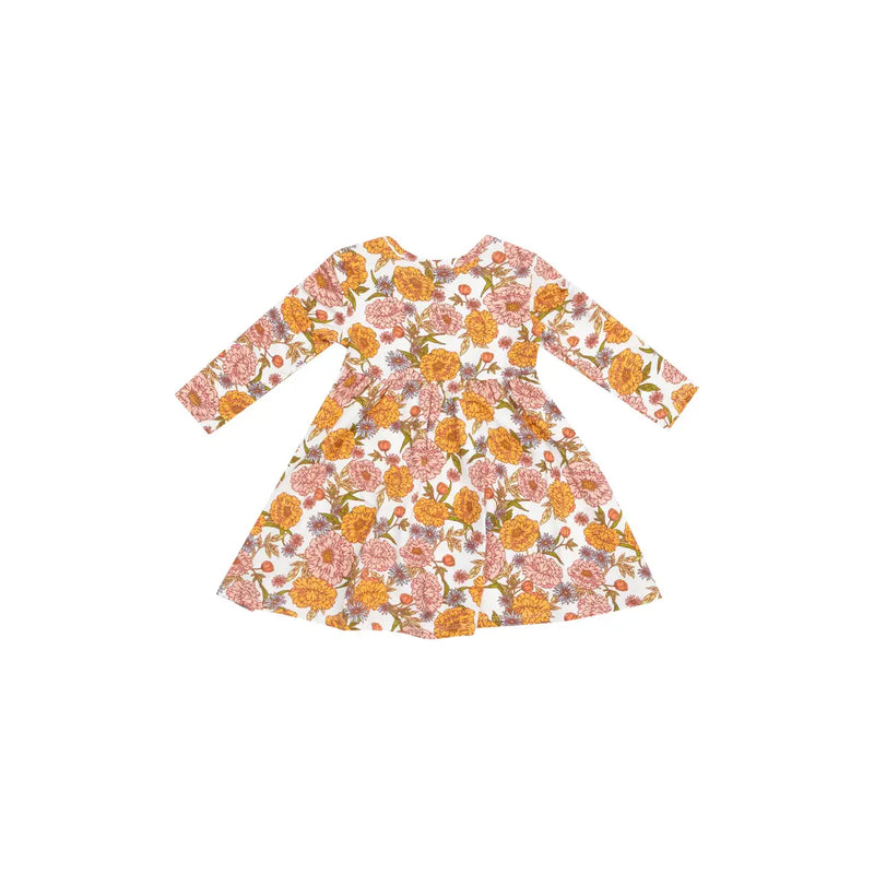 Angel Dear Toddler Twirly Long Sleeve Dress Ambers Floral