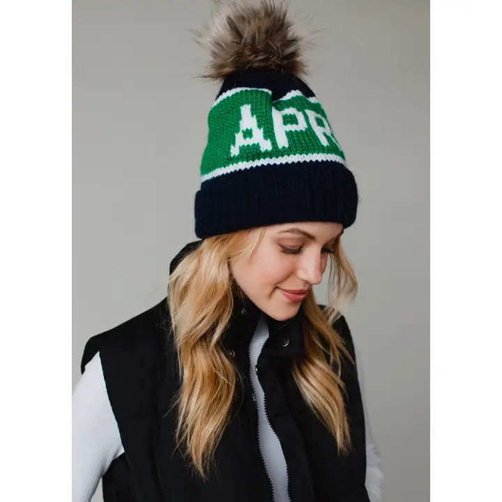 Apres Knit Pom Hat