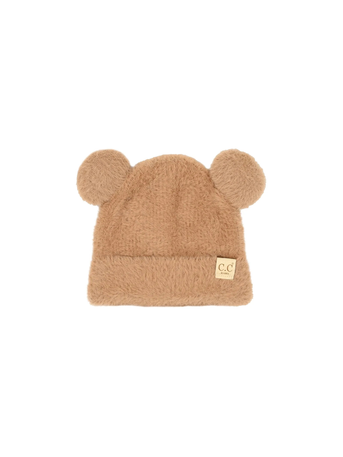 Baby Teddy Bear Beanie Camel