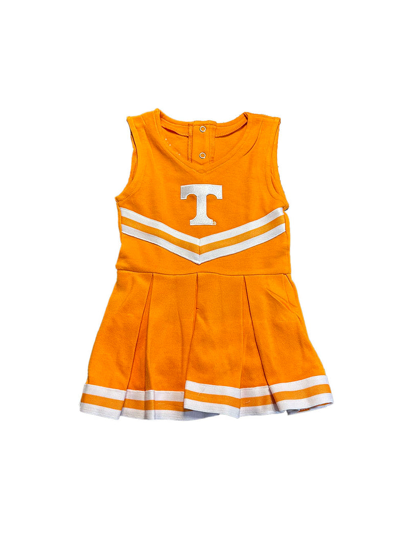 university of tennessee baby cheerleader bodysuit dress for vols game day
