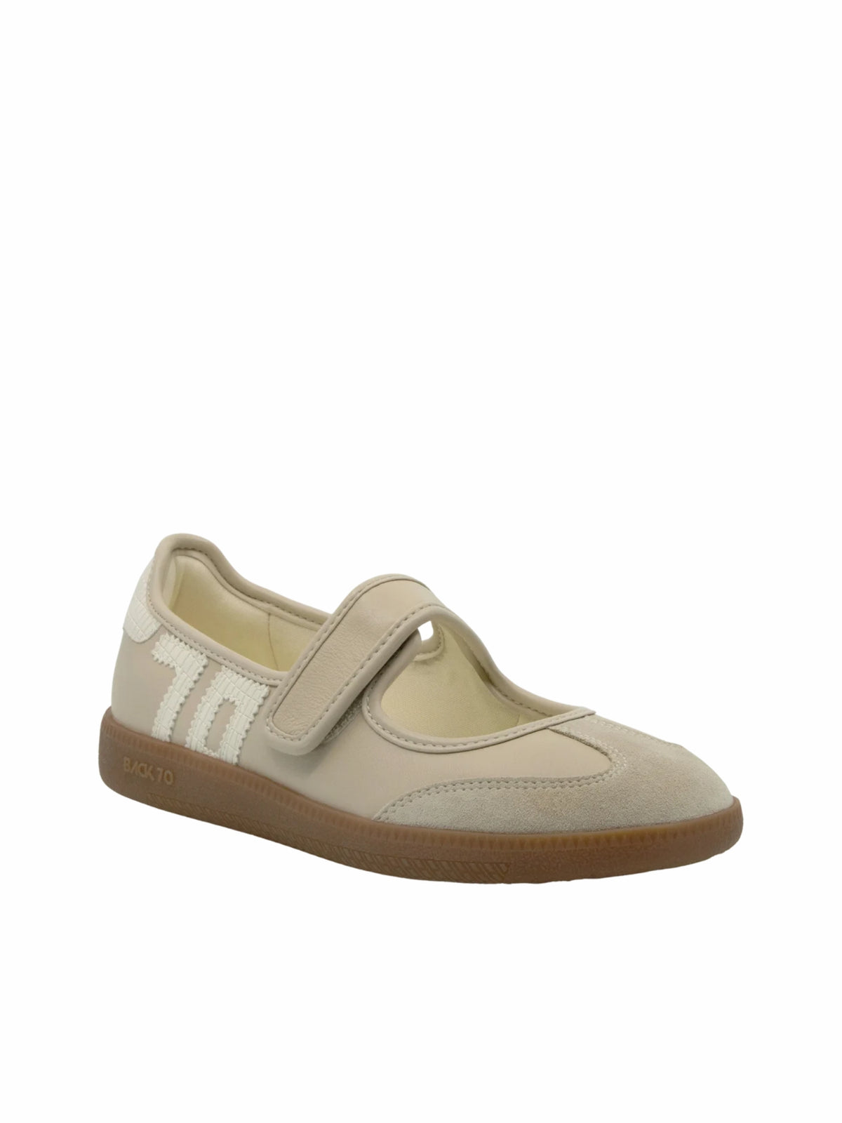 BACK 70 Aya Mary-Jane Sneakerina beige milk 