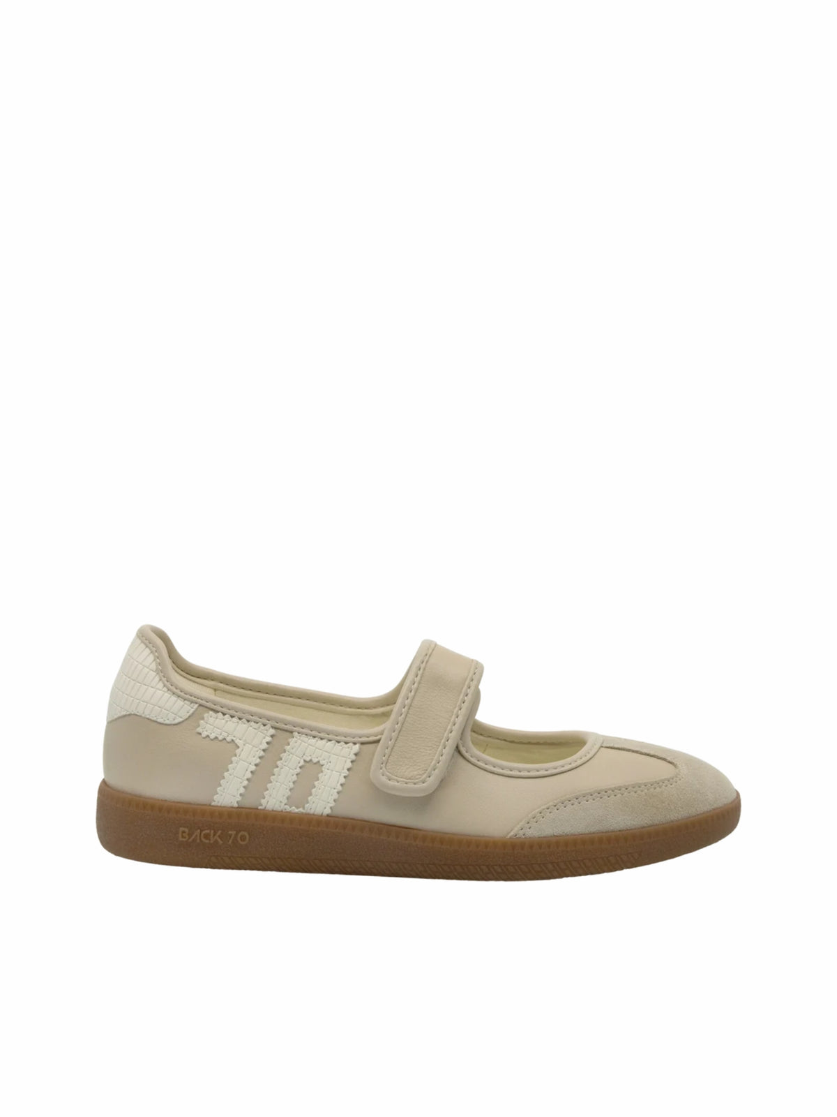 BACK 70 Aya Mary-Jane Sneakerina beige milk 