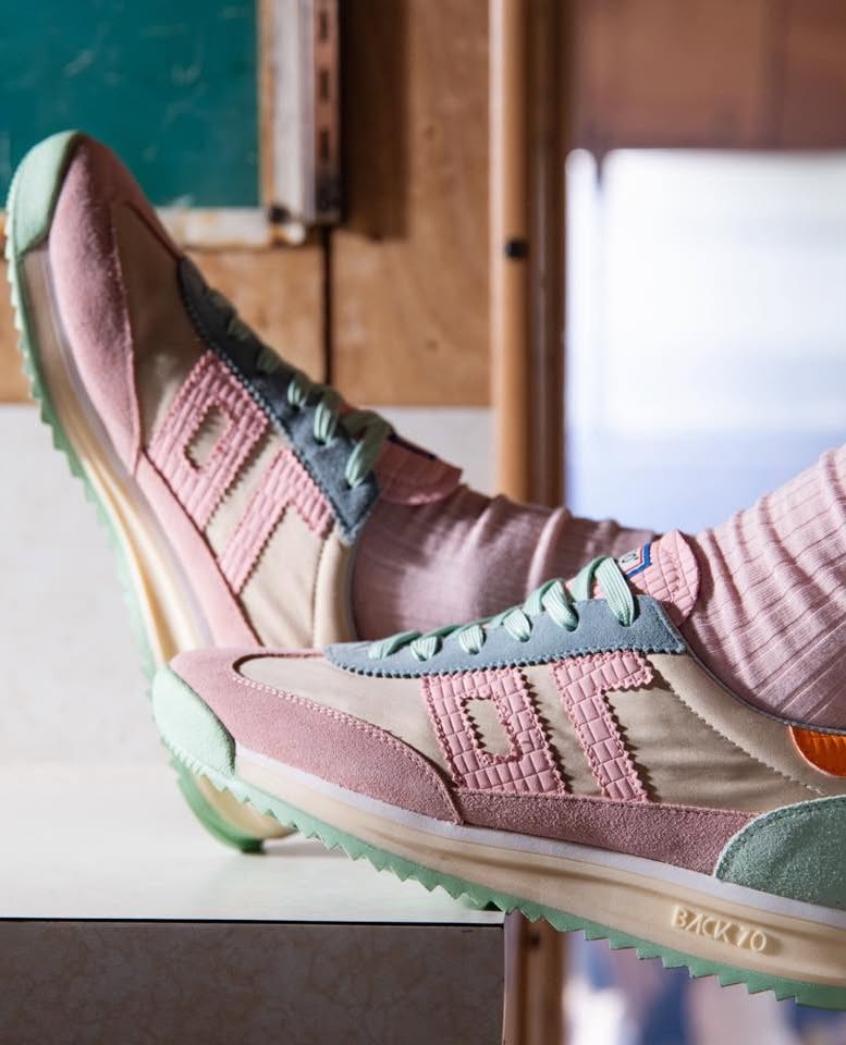 BACK 70 Barkley Jogger Sneaker in Multi Pink Green