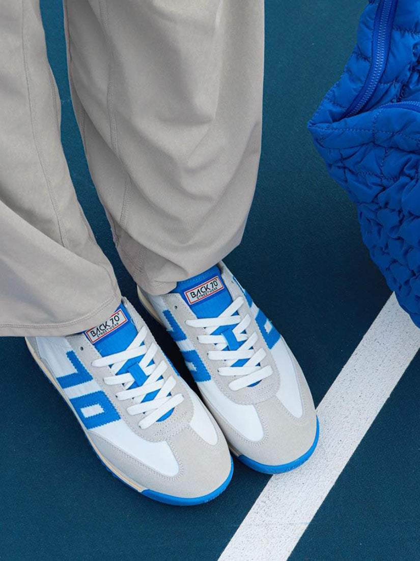 BACK 70 Barkley Jogger Sneaker White French Blue