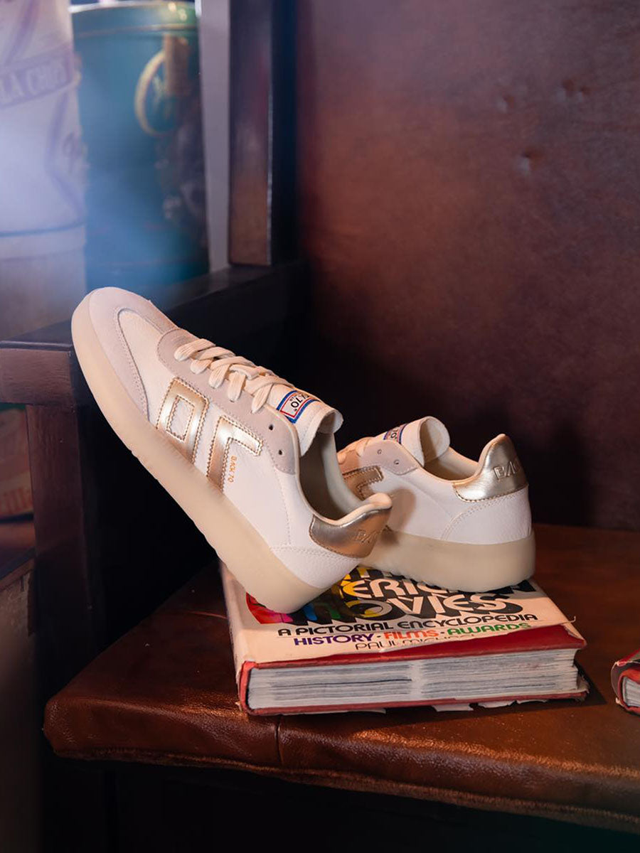 BACK 70 Boston 2502 Metallic Platform Sneaker Metallic Gold