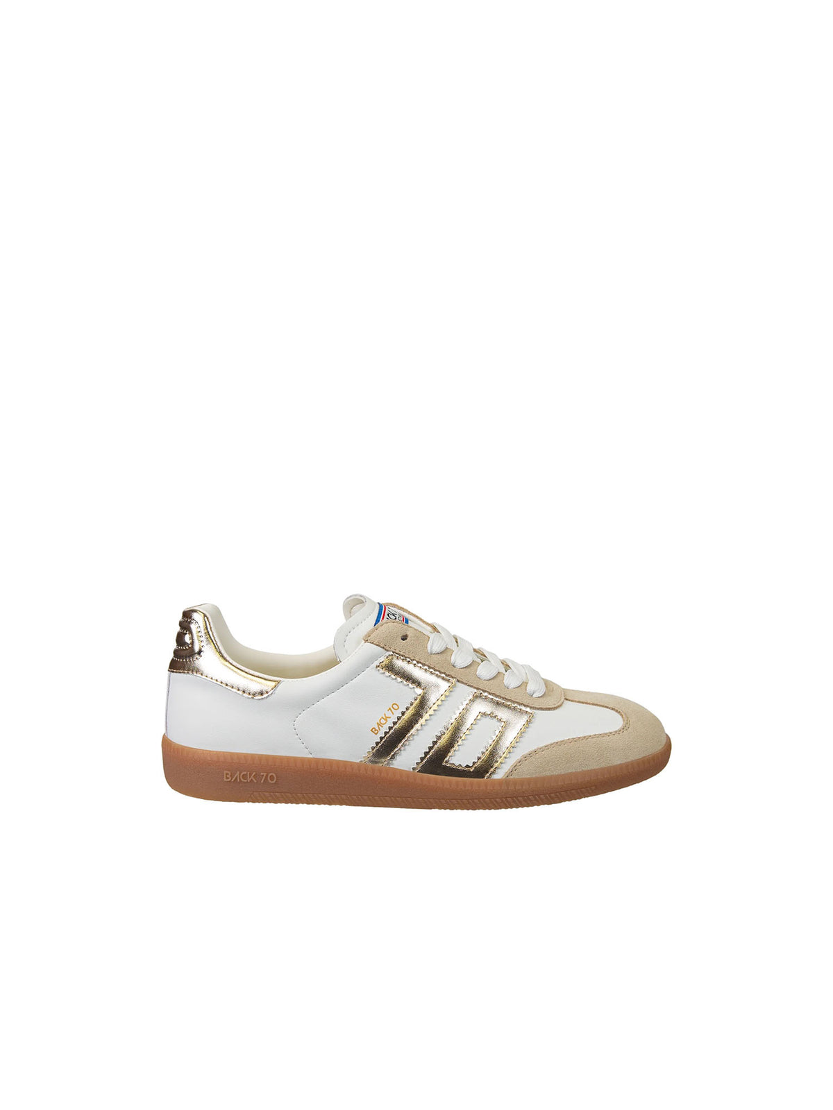 BACK 70 Beige Cloud Metallic Sneaker