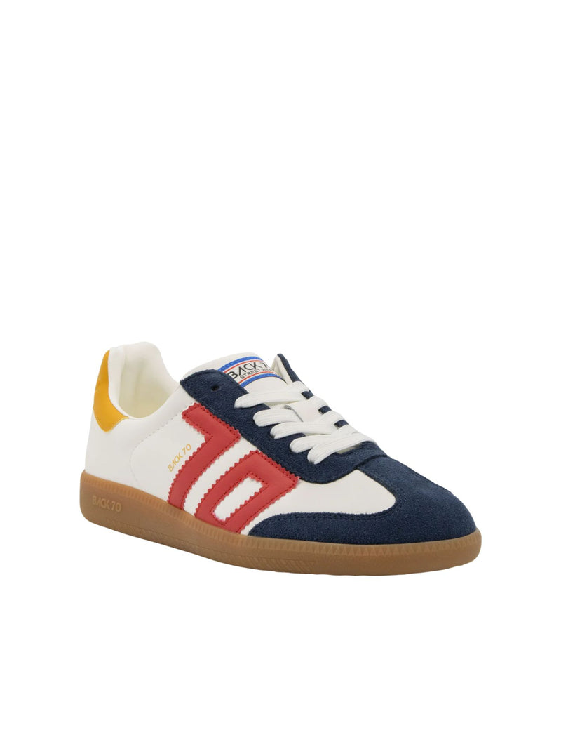 BACK 70 Cloud Colorblock Sneaker in white blue red