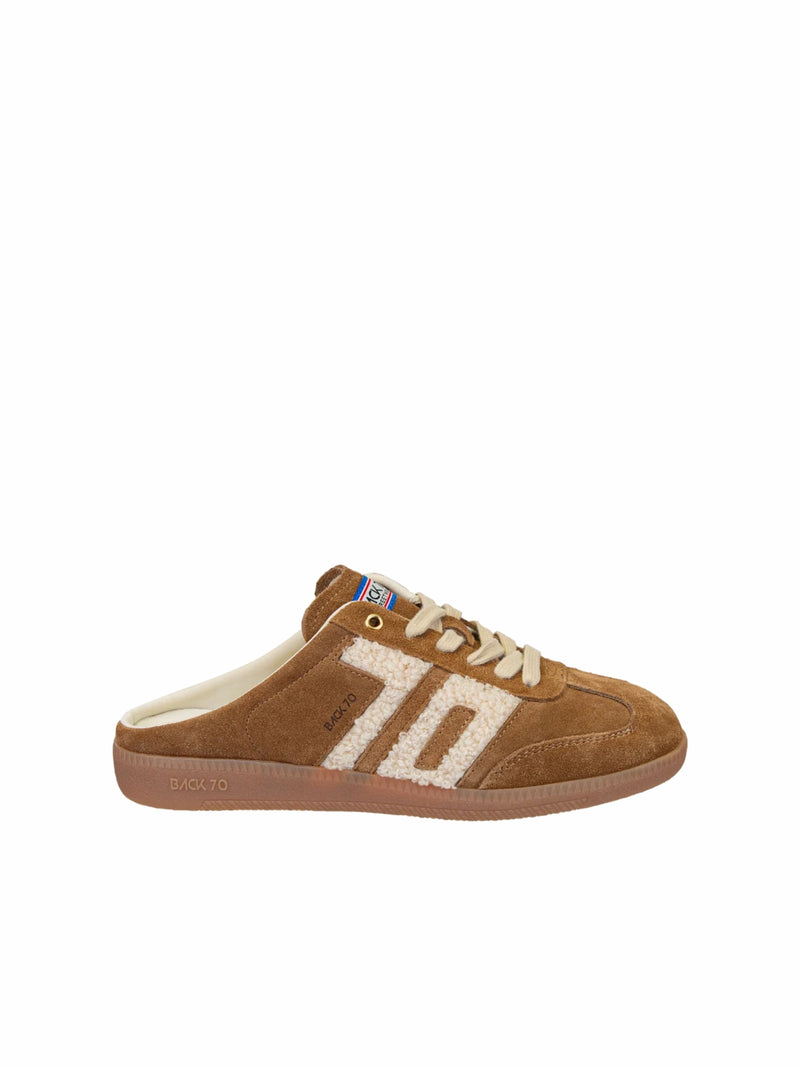 BACK 70 Easter Mule Sneaker Tobacco Suede