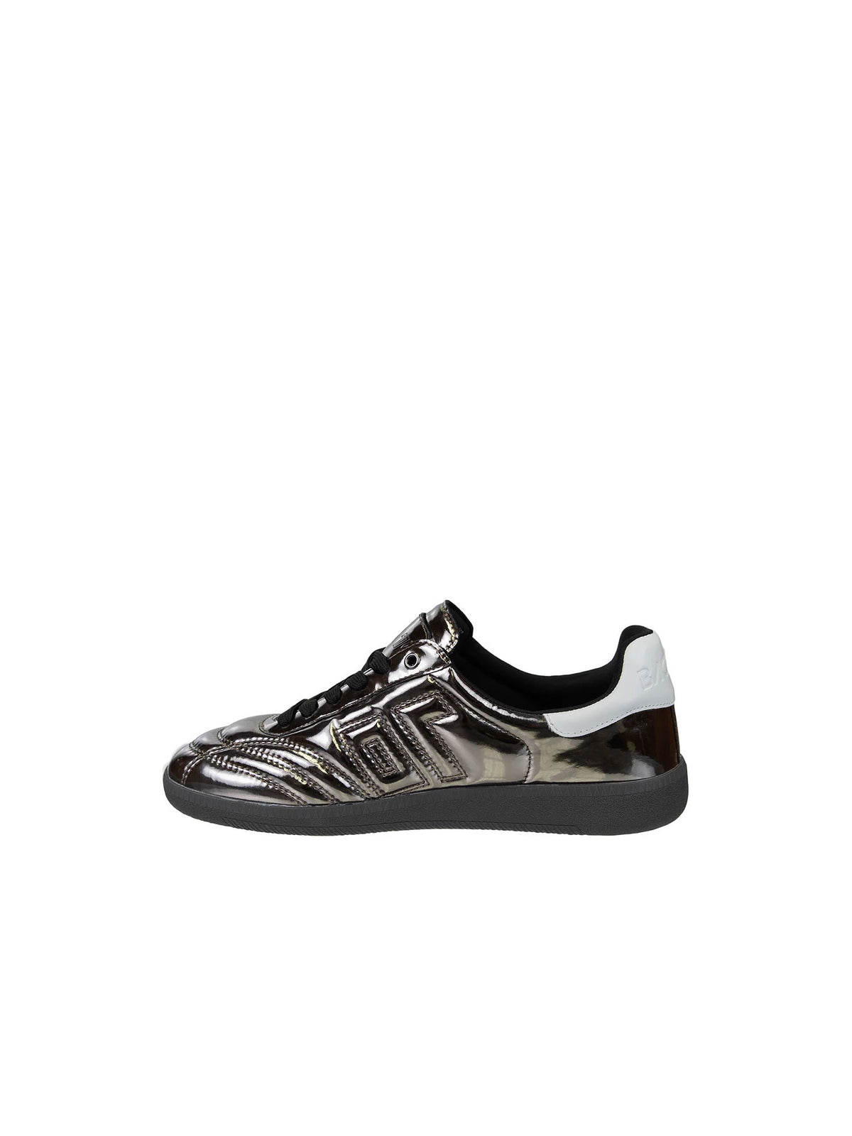 BACK 70 Gunmetal Fluffy Metallic Sneakers