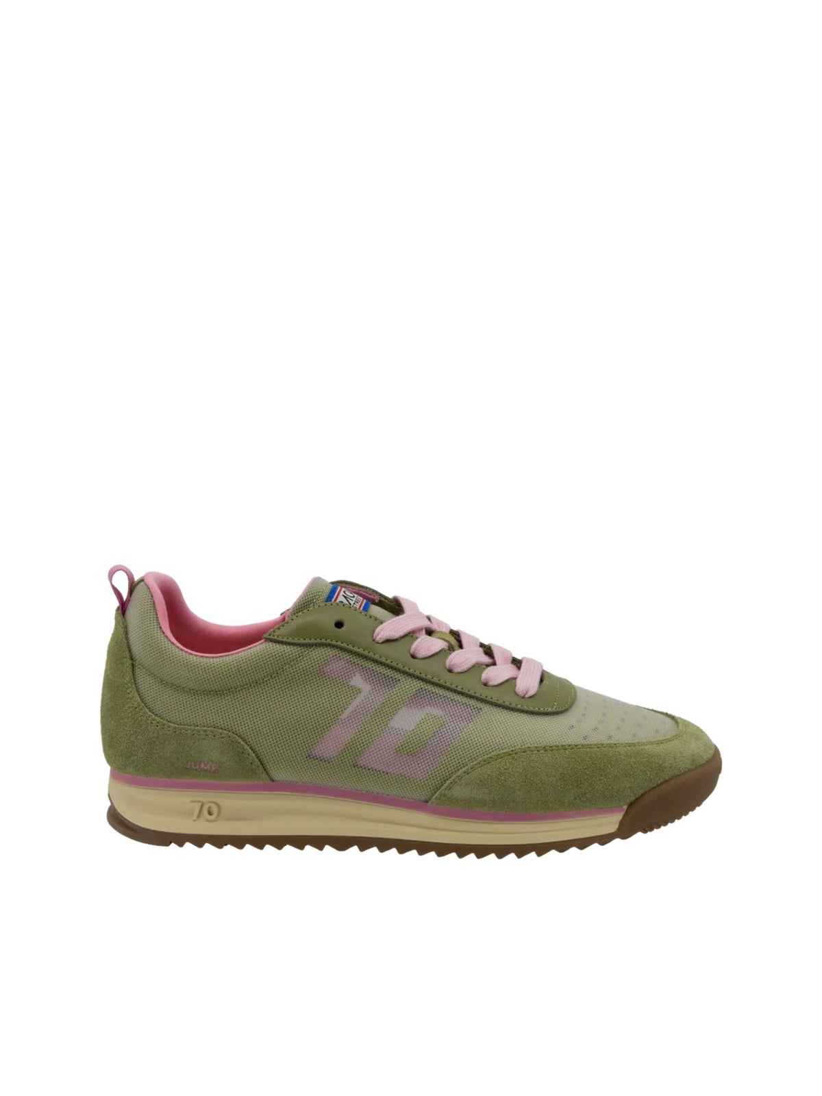 BACK 70 Jump Vintage Mesh Sneaker olive 