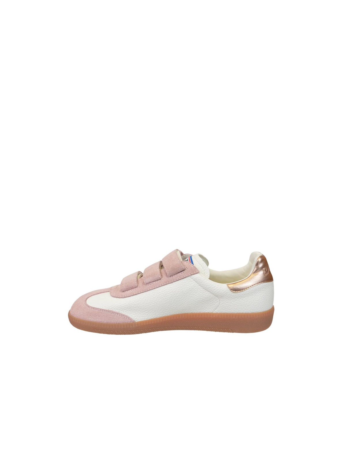 BACK 70 Mias Velcro Retro Sneakers in white pink