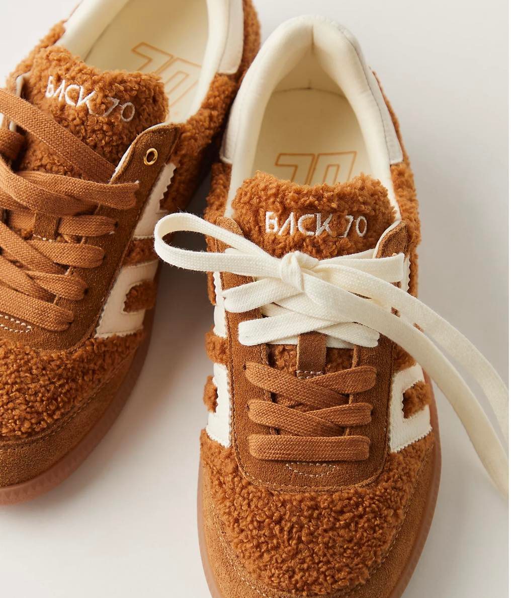 BACK 70 Teddy Sneaker Tobacco White