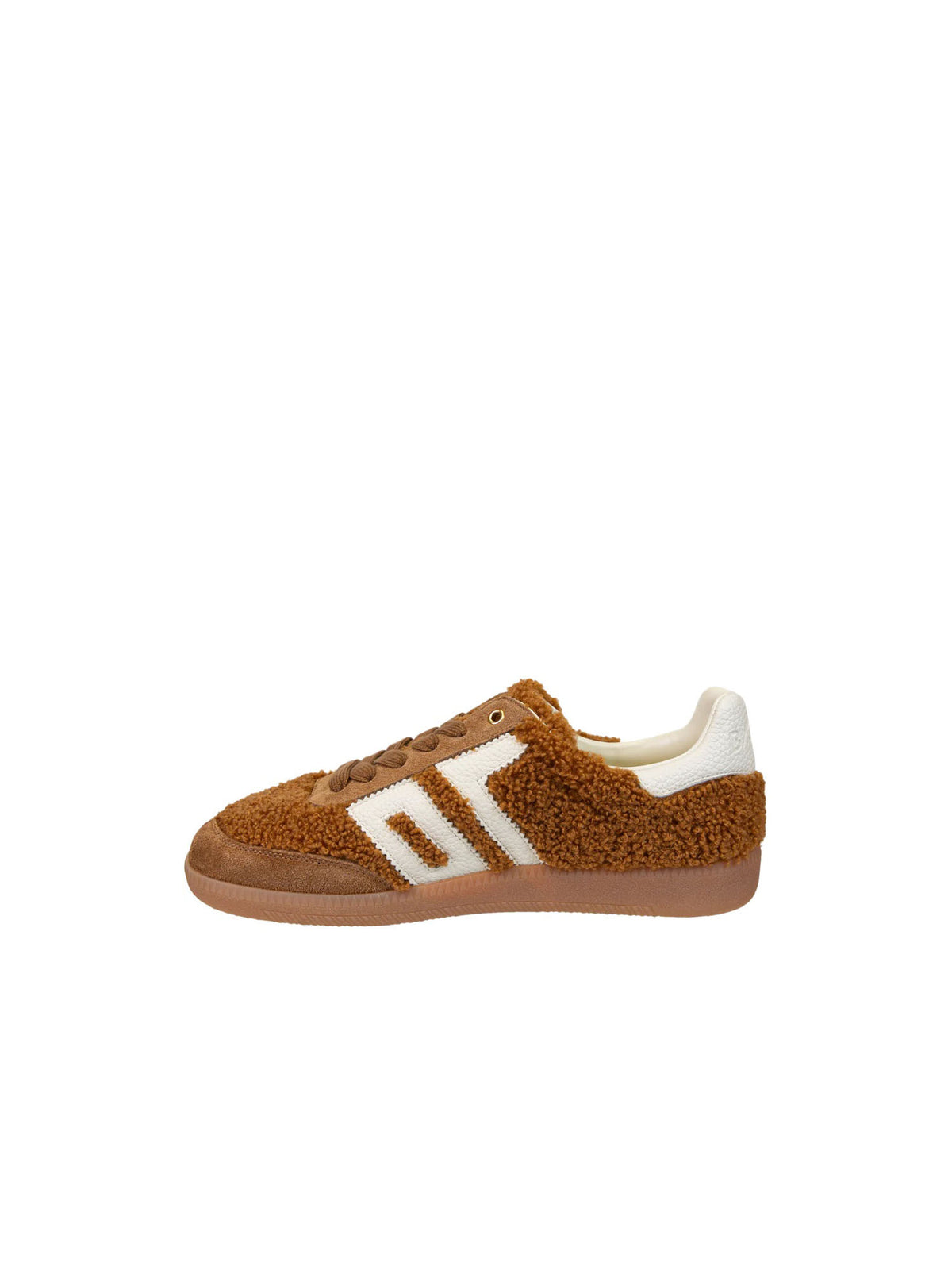 BACK 70 Tobacco and White Teddy Sneakers 