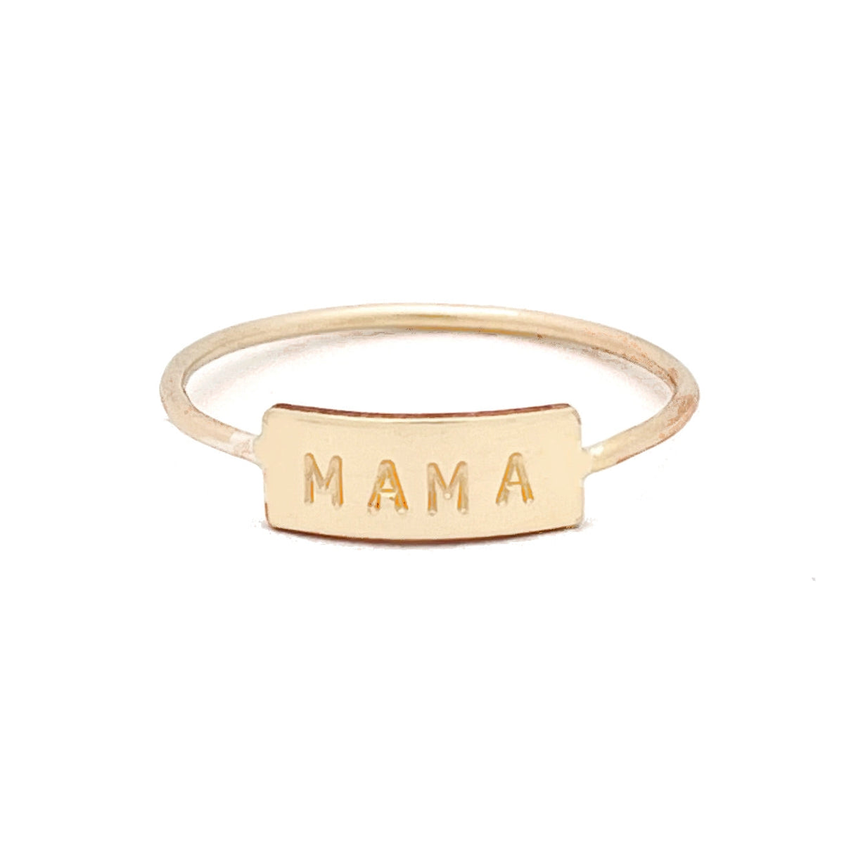 Barberry & Lace 14K Gold-Filled Mama Bar Ring