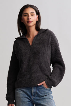 Barefoot Dreams CozyChic® Dolman Sleeve Collared Pullover