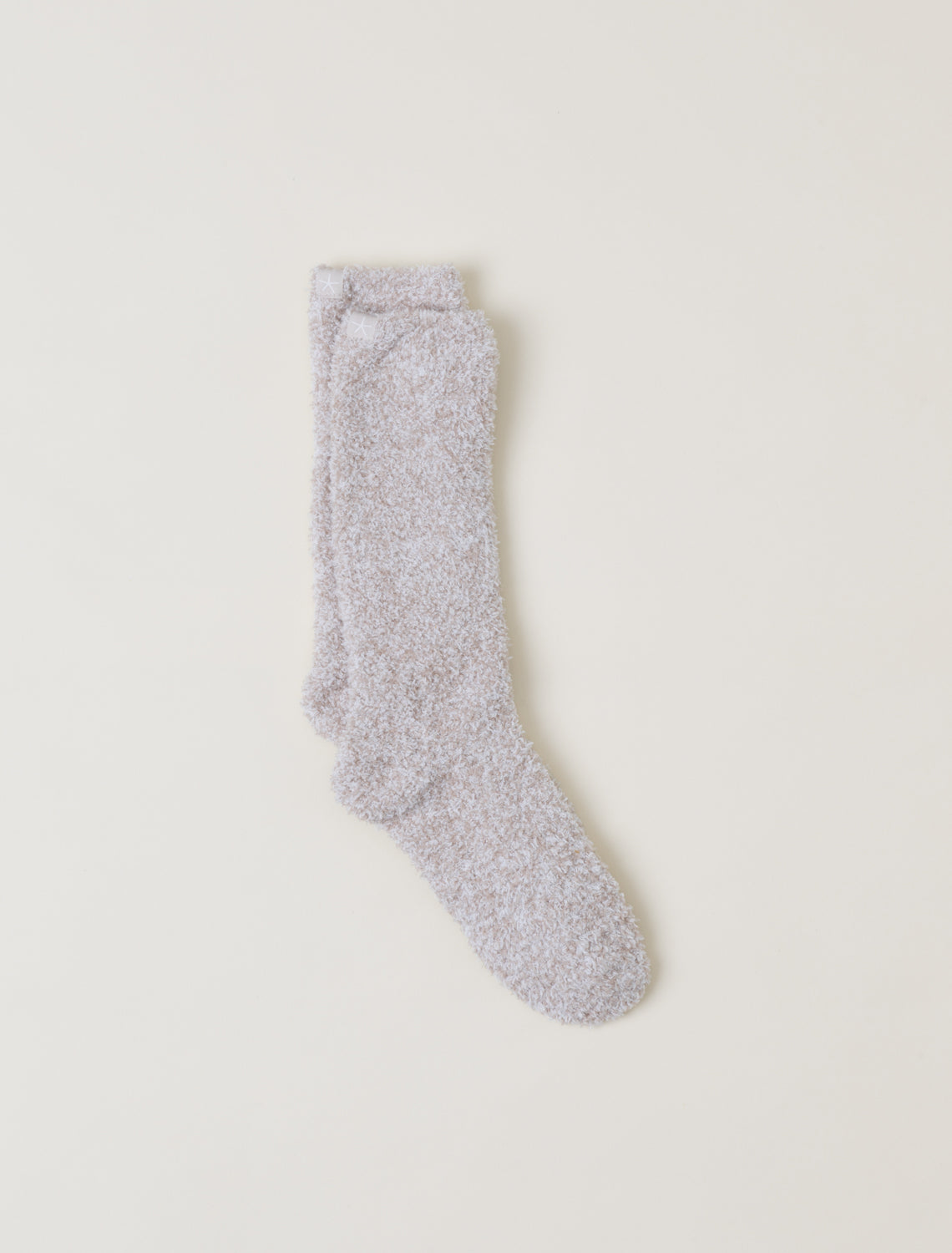 Barefoot Dreams CozyChic® Heathered Socks stone white