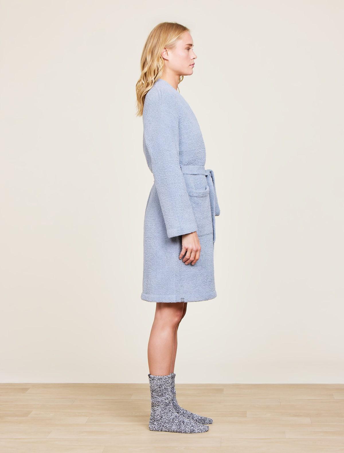 Barefoot Dreams CozyChic® Solid Robe moon beam 