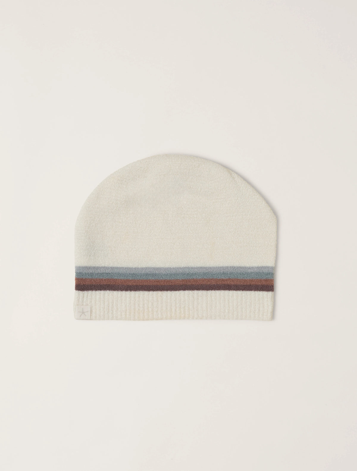 Barefoot Dreams CozyChic Ultra Lite® Multi Stripe Beanie in cream multi