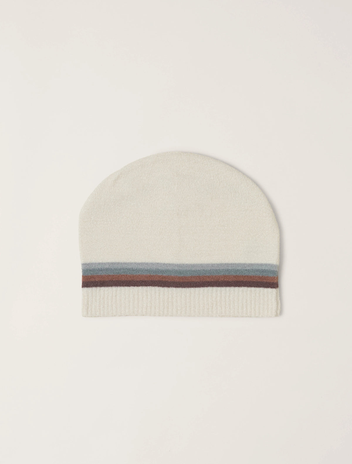 Barefoot Dreams CozyChic Ultra Lite® Multi Stripe Beanie in cream multi