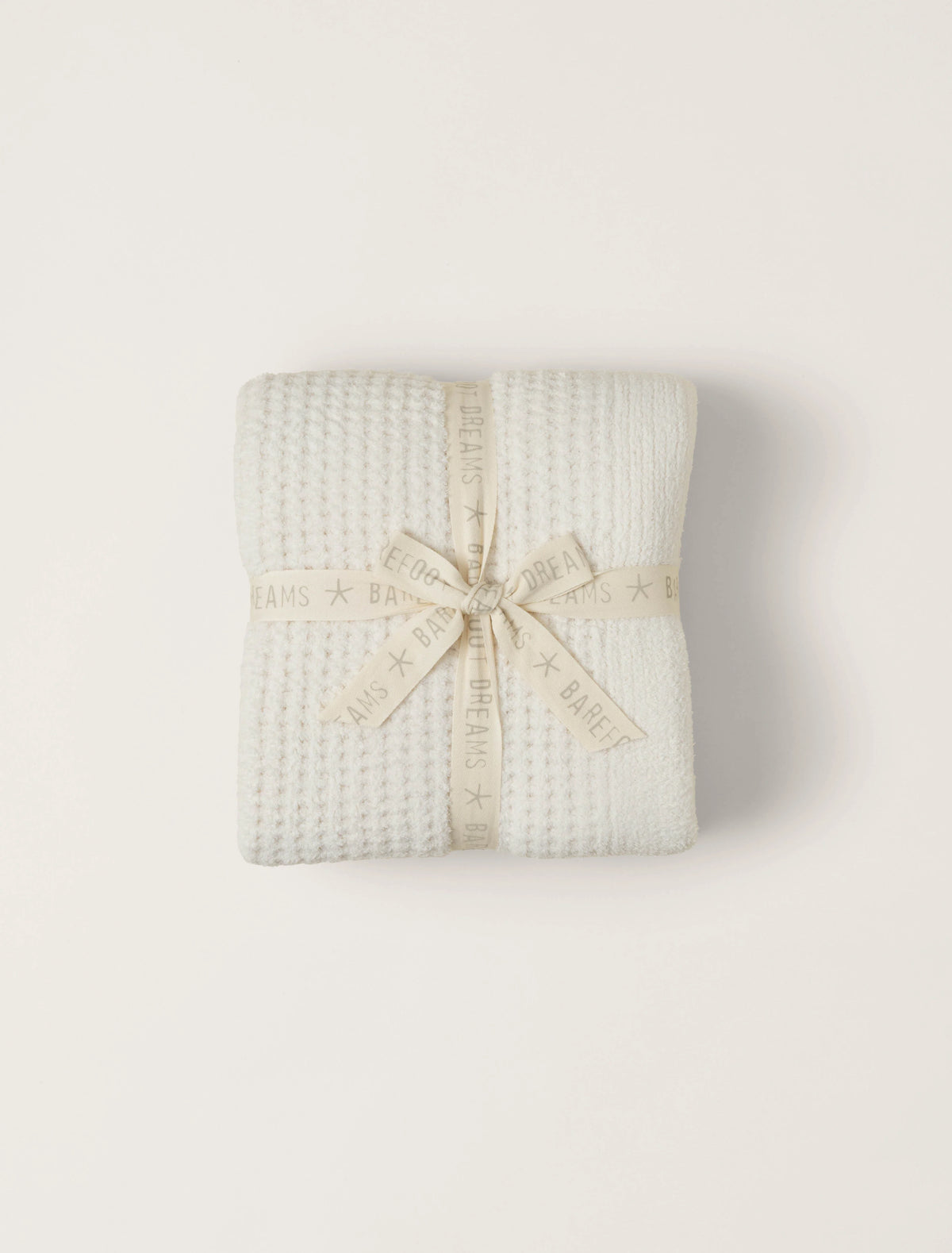 Barefoot Dreams CozyChic Waffle Throw in Cream