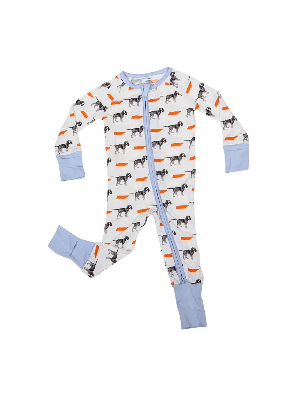 Barrel Down South Baby & Toddler Bluetick Coonhound Tennessee Pajamas Tennessee Volunteers