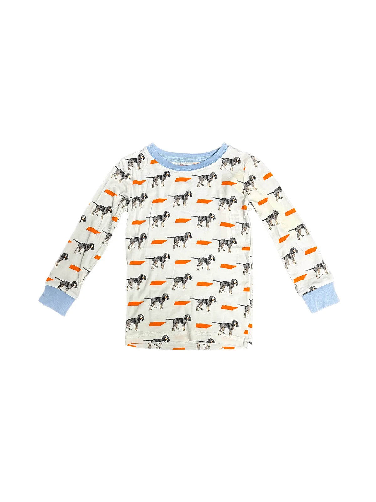 Barrel Down South Baby & Toddler Bluetick Coonhound Tennessee Pajamas Tennessee Volunteers
