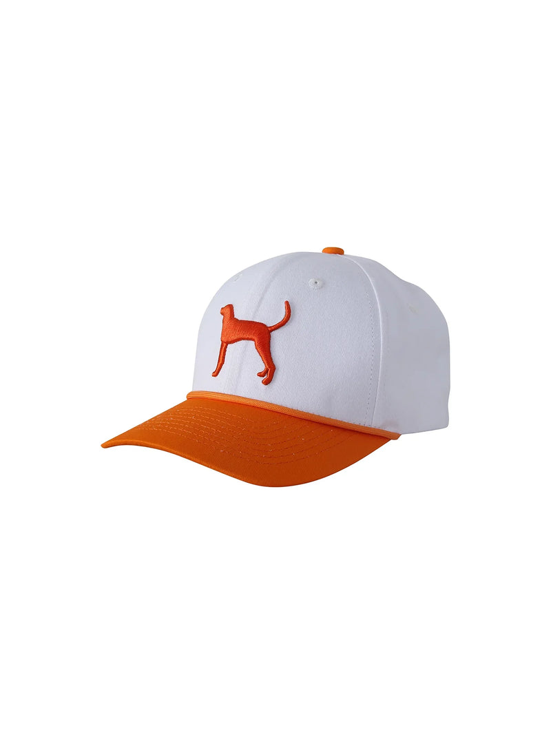 Barrel Down South Orange & White Bluetick Coonhound Rope Hat Tennessee