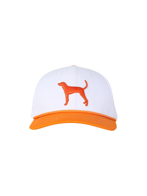 Barrel Down South Orange & White Bluetick Coonhound Rope Hat Tennessee